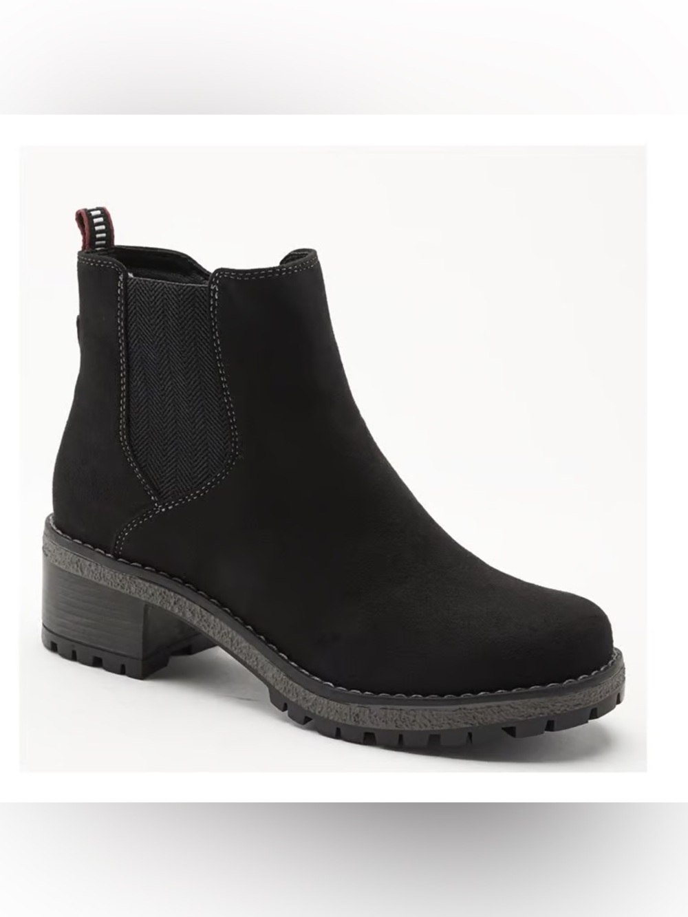 Patrizia Smylie Suede Chelsea Ankle Boots with Lug Sole